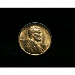 1931-s Lincoln Cent 1c grades Choice Uncirculated ms64+ RD