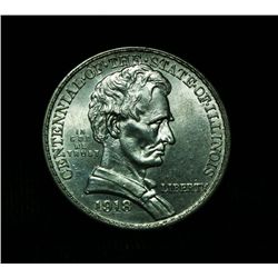 1918 Illinois Centennial Commemorative Grades Gem Uncirculated ms66