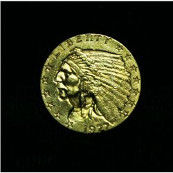 1927-p $2 1/2 Gold Indian Grades Select Uncirculated ms63++