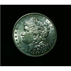 1886-s/s Morgan Dollar Grades au58/ms60 Slider  TOP 100 VAM 2
