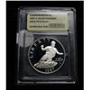 Image 1 : 1997-s Jackie Robinson Commemorative Proof Silver Dollar Graded PR70 DCAM