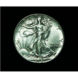 1941-p Walking Liberty Half Dollar 50c Grades select Uncirculated ms63