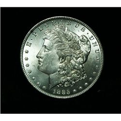 1885-p Morgan Dollar $1 Grades Gem Uncirculated ms65