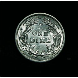 1914-p Barber Dime Grades Choice Uncirculated ms63