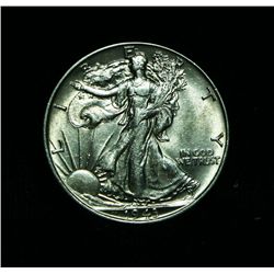 1943-p Walking Liberty Half Dollar Grades Select Uncirculated ms63