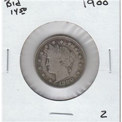 1900 LIBERTY NICKEL NICE DETAILS