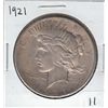 Image 1 : KEY 1921 PEACE SILVER DOLLAR $1