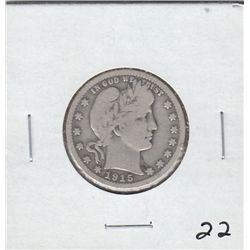 1916 BARBER QUARTER