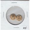 Image 1 : MINI MEXICO GOLD WEDDING AND LIBERTY TOKENS