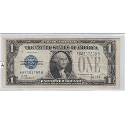 $1 FUNNY BACK SILVER CERTIFICATE 1928 B