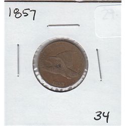1857 FLYING EAGLE CENT
