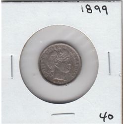 1899 SHARP BARBER DIME