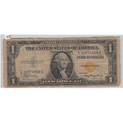 $1 NORTH AFRICA SILVER CERTIFICATE ALWAYS POPULAR 1935