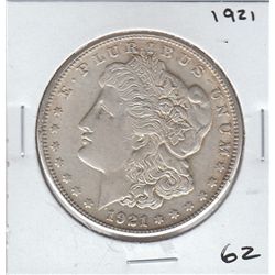1921 $1 MORGAN SILVER DOLLAR