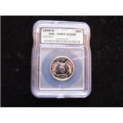 1999-S PROOF ICG 69 GEORGIA QUARTER