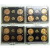 Image 1 : 4 sets 1960PD small and large date pennys