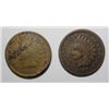 Image 1 : 1867 Indian pennys Nice color Good+