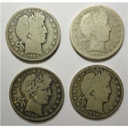 1903OS G-1903 VG/F Barber halves.03S has some rev. corrossion