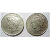 Image 1 : 1921 and 1928S Peace $  VF