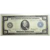1914 $20 FRnote  blue seal  VF+