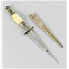 Image 2 : Silver-Mounted Naval Dirk & Sheath