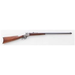 Engraved Win. Model 1885 Single Shot Rifle