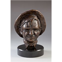 Bronze Bust Statue of Will Rogers