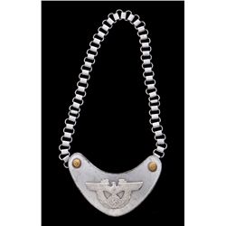 German WWII Police Gorget w/neckchain