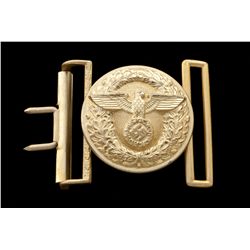 German NSDAP Leader Brocade Belt Buckle