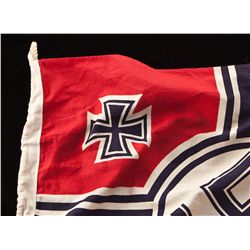 German Naval marked Kriegs Flag