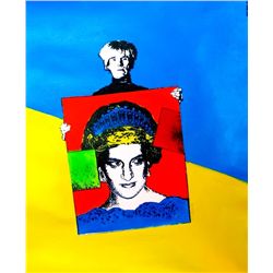 POP ART Original CANVAS SALE Andy Warhol Princess Diana