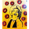 Image 1 : Colorful Marilyn Monroe POP Art Canvas Original ART