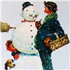 Image 2 : SNOW SCULPTING NORMAN ROCKWELL SNOWMAN ART
