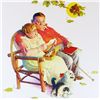 Image 2 : LOVERS NORMAN ROCKWELL LITHOGRAPH SALE ONLY $50