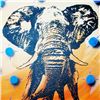 Image 2 : Sunset Elephant Canvas POP Art Original RARE LIQUIDATE