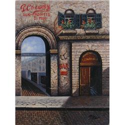 Original Street Scene Painting Realistic WholeSALE ART