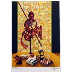 SIX PIECE CHESS ART SUITE ONLY $125 --- $600 VALUE