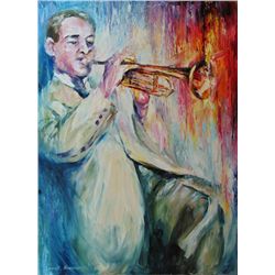 Ray Anthony Original Signed Painting Canvas COLORFUL