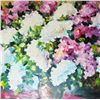 Image 2 : Floral ORIGINAL Painting Vibrant Palette Knife ART SALE