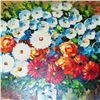 Image 2 : Daisy Floral ORIGINAL Painting Vibrant Palette ART SALE