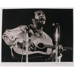 Richie Havens 1969 Black White RARE Photograph Signed