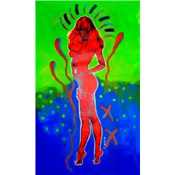 NUDE CELEBRITY CANVAS POP ART ORIGINAL