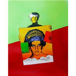 WARHOL & PRINCESS DIANA POP CANVAS ART LIQUIDATION