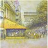 Image 2 : PARIS SCENE ARCHITECTUAL STYLE REALISTIC COLORFUL ART