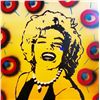 Image 2 : Colorful Marilyn Monroe POP Art Canvas Original ART