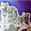 Image 2 : COLORFUL POP ART CANVAS ORIGINAL TIGERS ART SALE ONLY $99