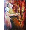 Image 1 : Charlie Ventura Original Musical Colorful Canvas ORIG