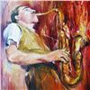 Image 2 : Charlie Ventura Original Musical Colorful Canvas ORIG