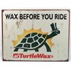 Image 1 : 6904 - TURTLE WAX METAL SIGN - 12.5" X 16"
