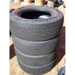 4 Continental Contitrac TR tires, 275-70-18 70% tread